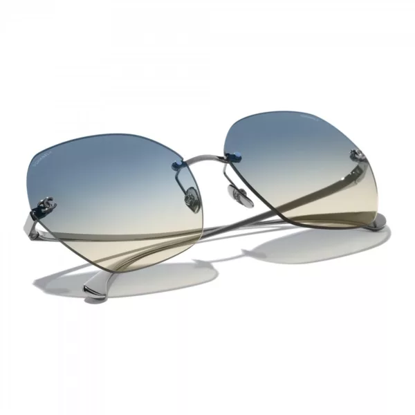Okulary przeciwsłoneczne Chanel 4271-T C.10879 61 tytanowe