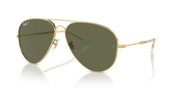 Okulary przeciwsłoneczne Ray-Ban® RB 3825 OLD AVIATOR 001/58 62 z polaryzacją