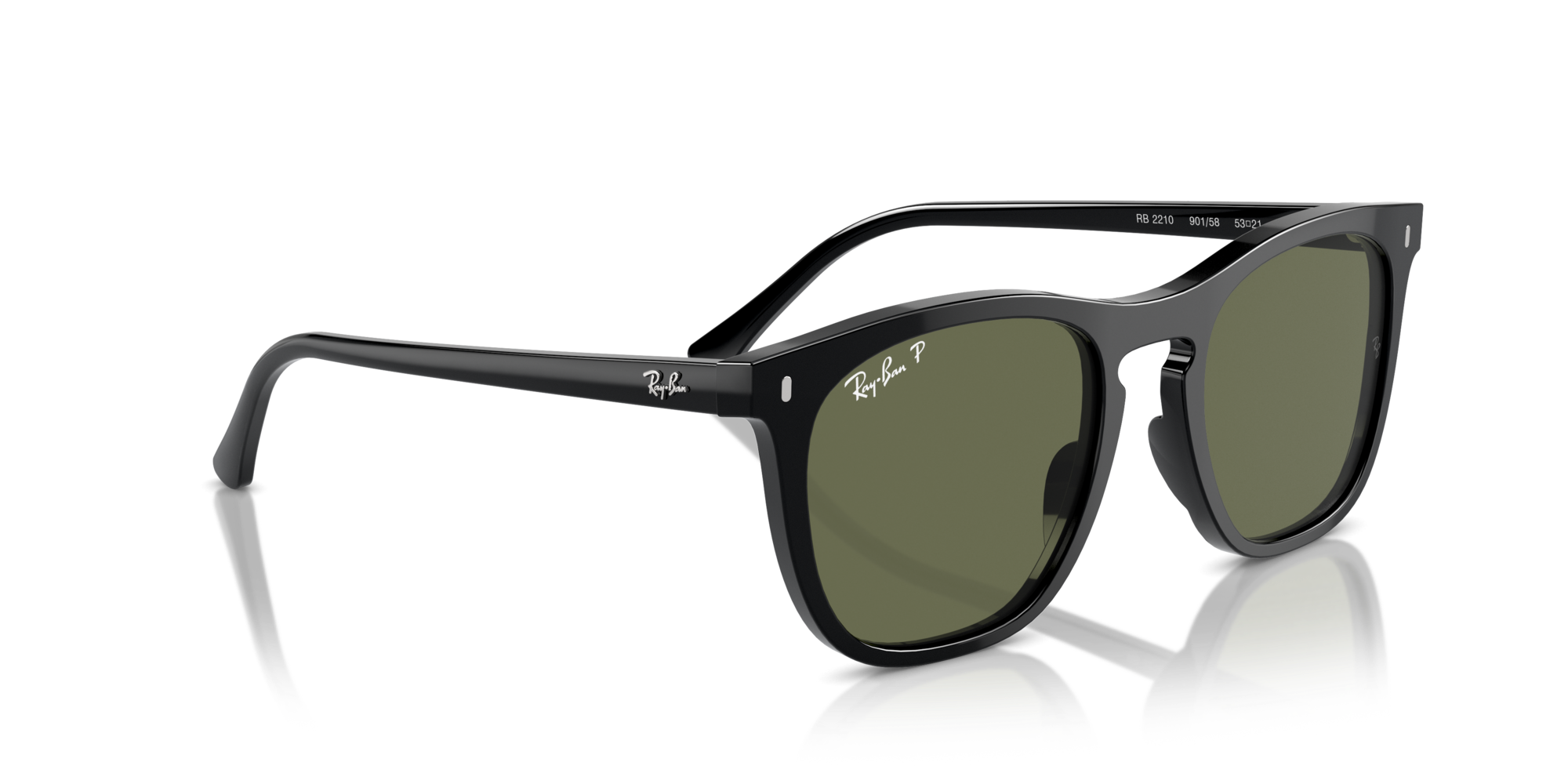 Okulary przeciwsłoneczne Ray-Ban® RB 2210 901/58 53 z polaryzacją