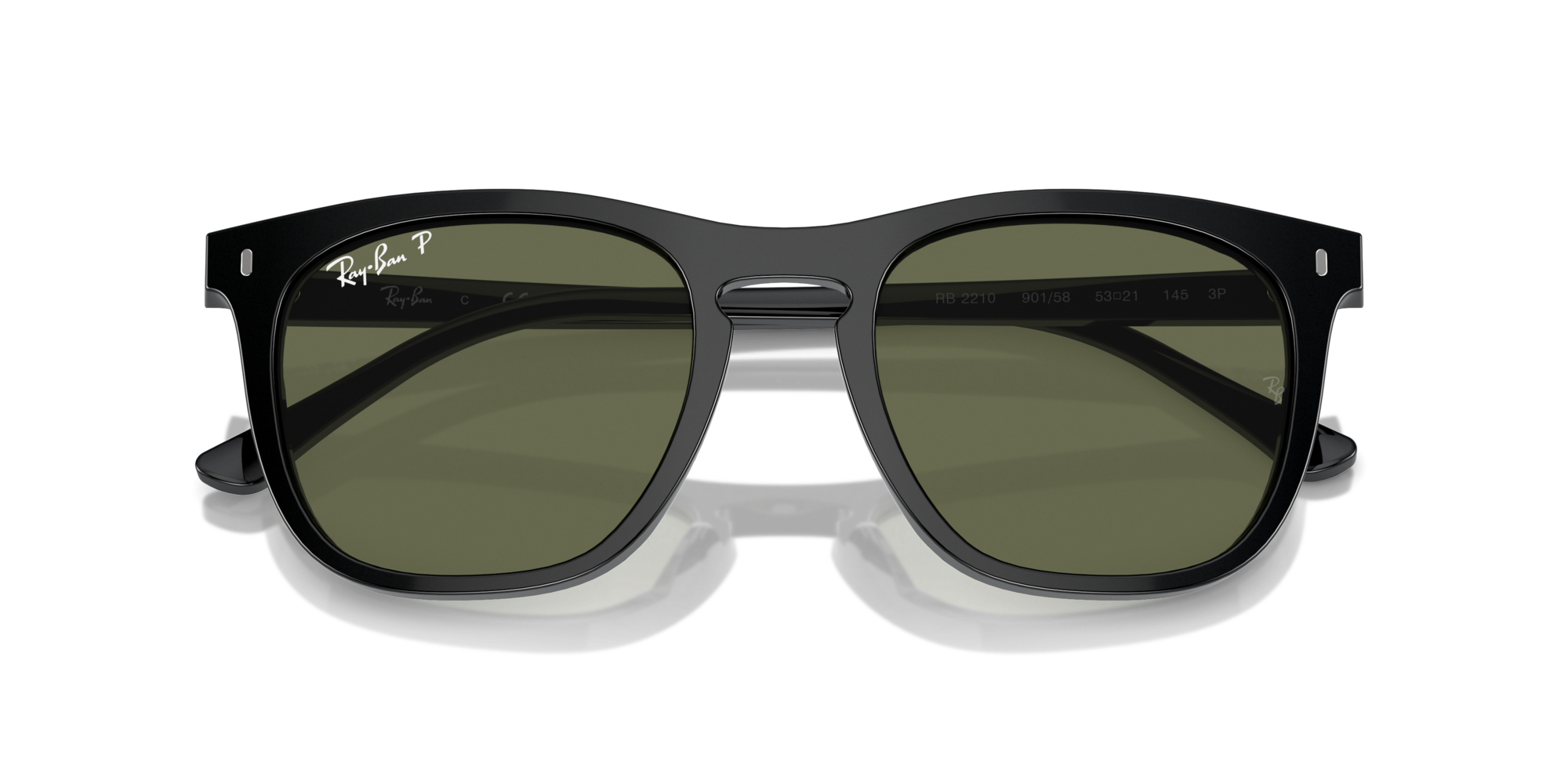 Okulary przeciwsłoneczne Ray-Ban® RB 2210 901/58 53 z polaryzacją