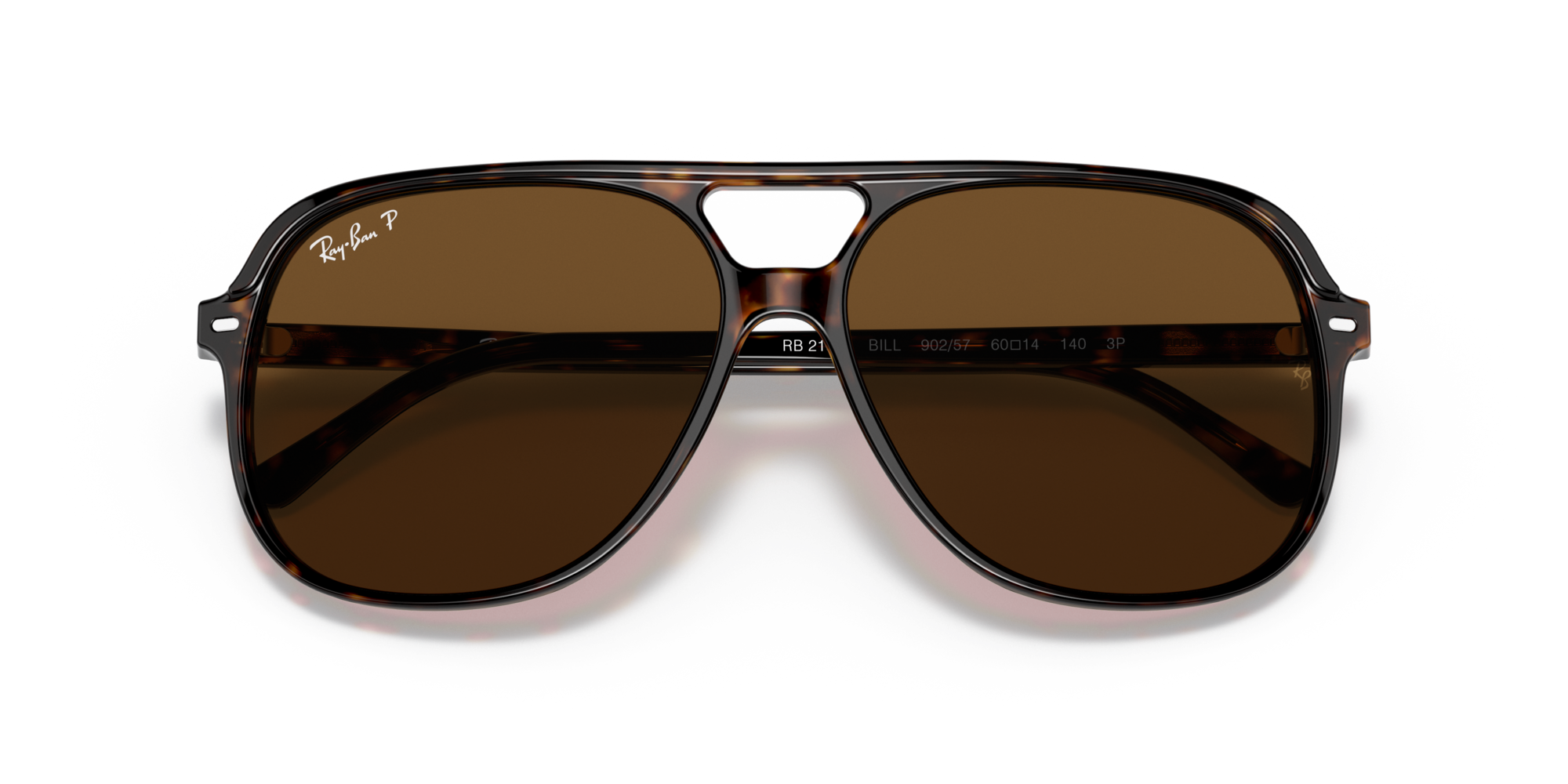 Okulary przeciwsłoneczne Ray-Ban® RB 2198 BILL 902/57 60 z polaryzacją