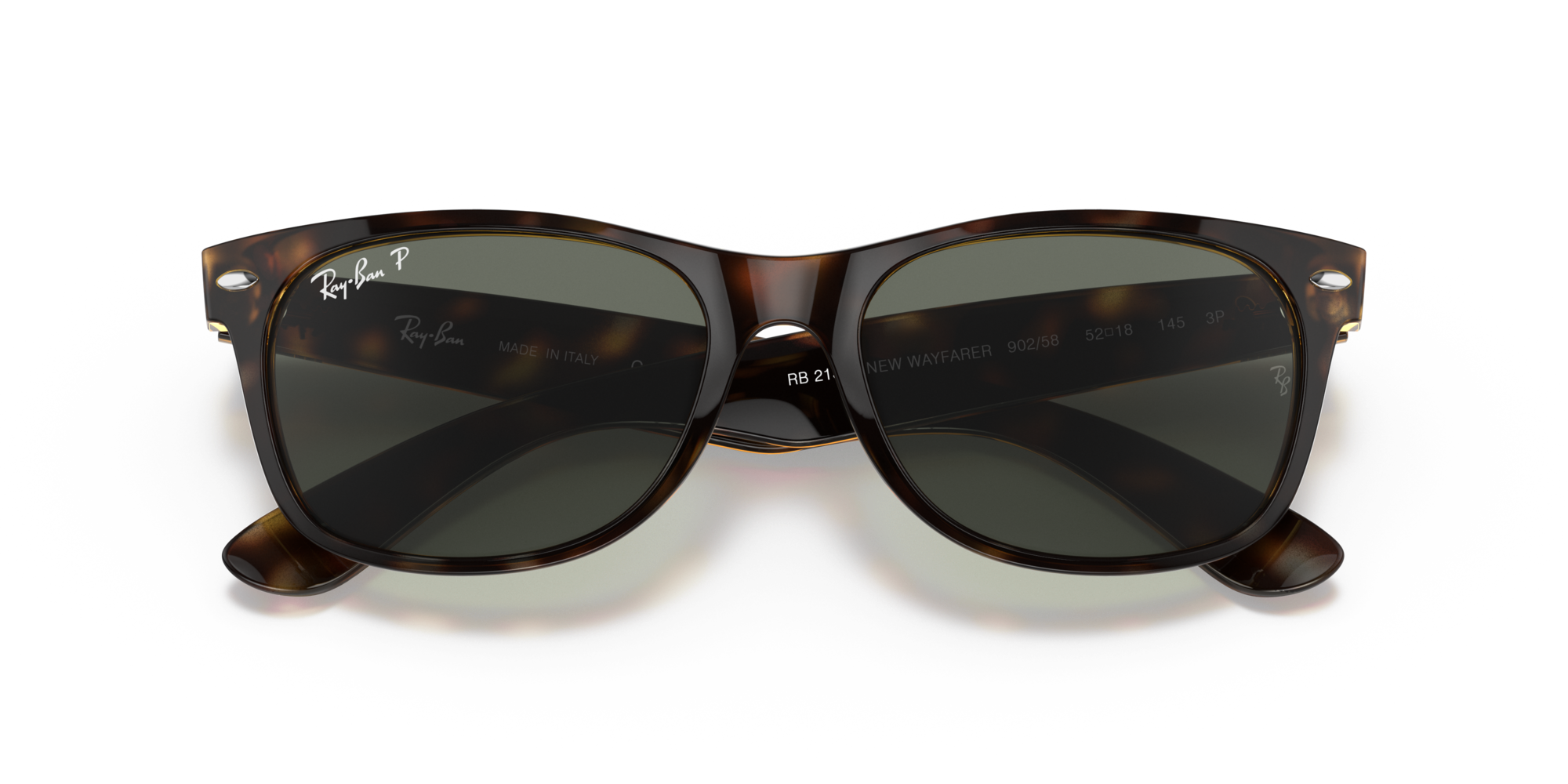 Okulary przeciwsłoneczne Ray-Ban® RB 2132 NEW WAYFARER 902/58 55 z polaryzacją