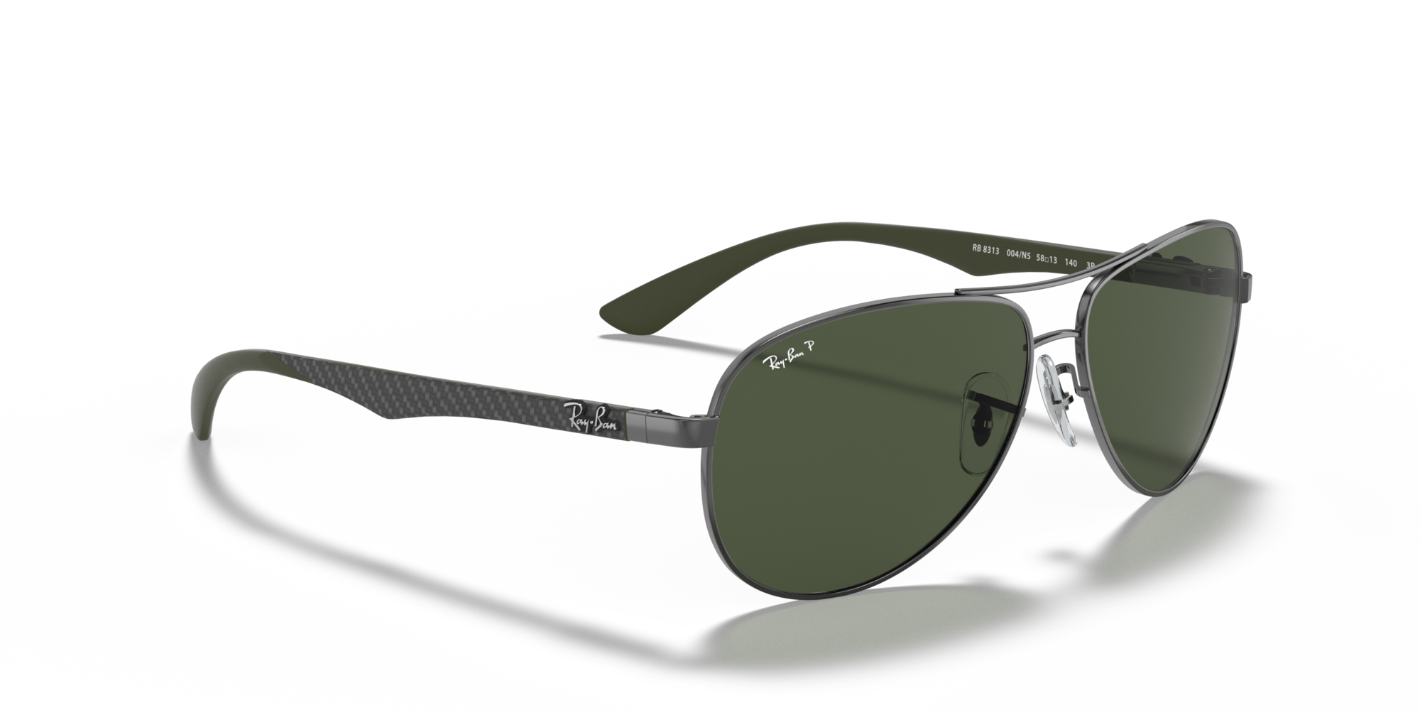 Okulary przeciwsłoneczne Ray-Ban® RB 8313 004/N5 61 z polaryzacją