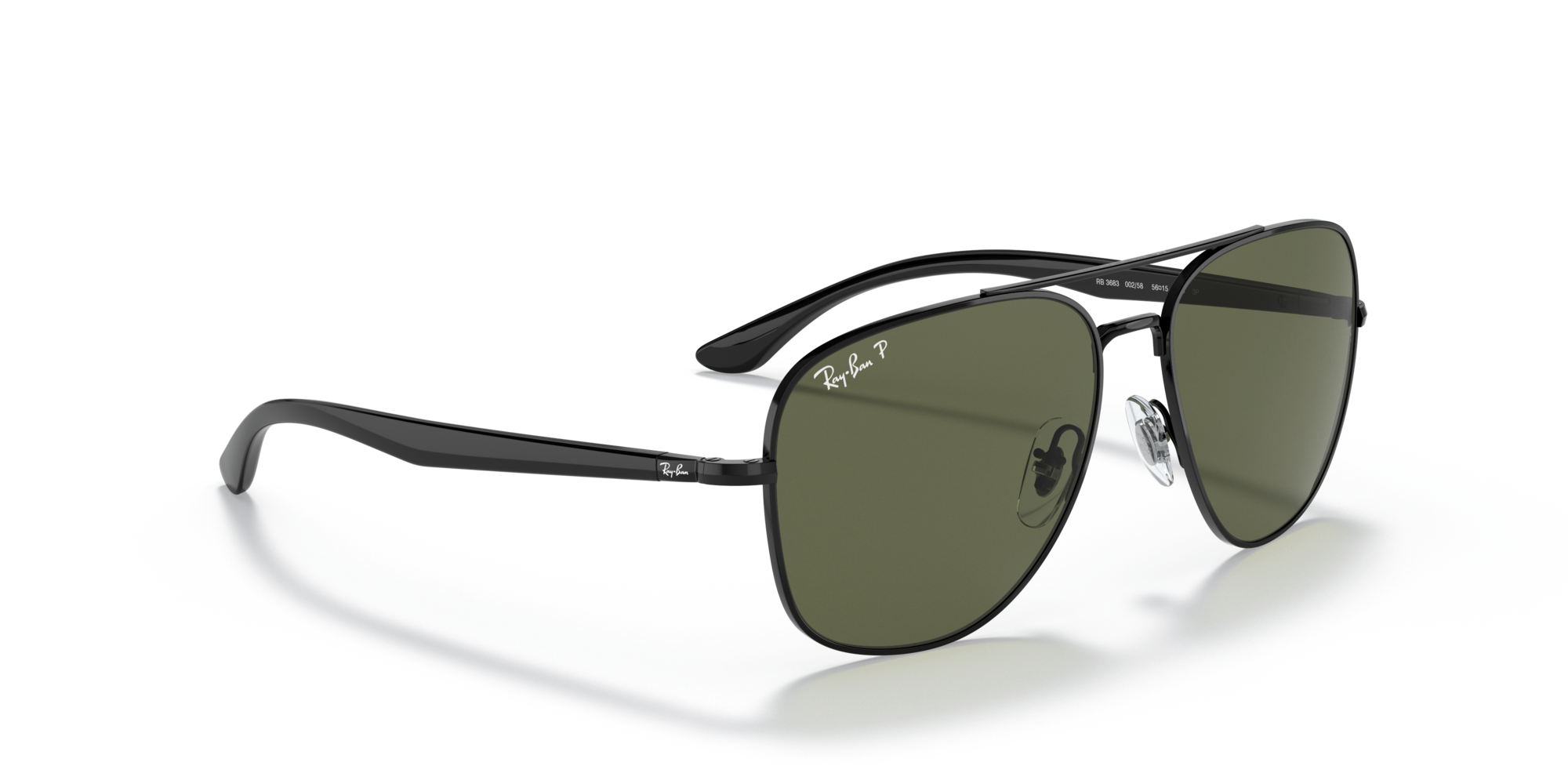 Okulary przeciwsłoneczne Ray-Ban® RB 3683 002/58 56 z polaryzacją