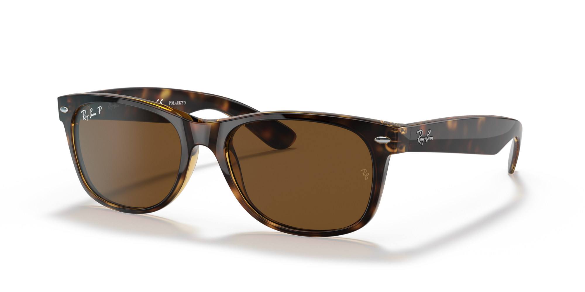 Okulary przeciwsłoneczne Ray-Ban® 2132 NEW WAYFARER 902/57 55 z polaryzacją